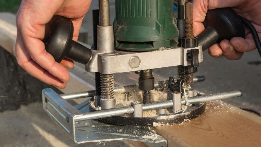 How does a wood router work